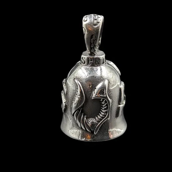 Angel Wing Stainless Steel Guardian Bell Pendant