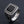 Load image into Gallery viewer, Black Gem Square Signet Ring

