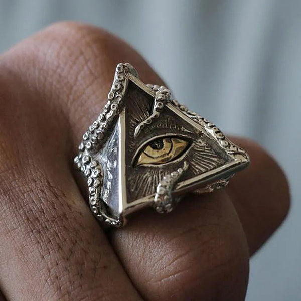 All Seeing Eye Masonic Ring