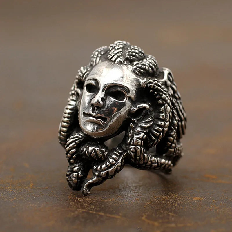 Medusa deals silver ring