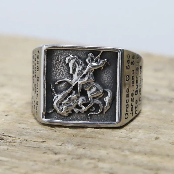 Saint George Signet Ring