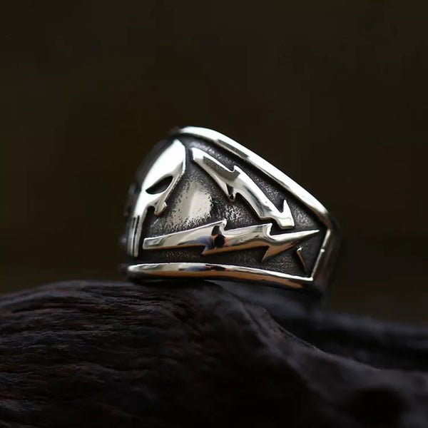 silver skull ring of the punisher