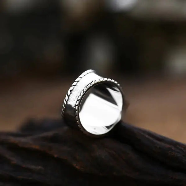 silver ring of thor's hammer